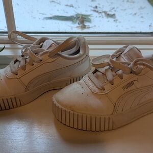 Puma Kids Cream Sneakers